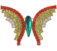 TYIMO7 Broche de moda con dijes mariposa, broches y alfileres for mujer, for, prendedor solapa, joyería for .AT7