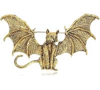 TYIMO7 Broche de murciélago Broches y alfileres for mujer for Alfiler solapa Joyería for Amuletos .AT7