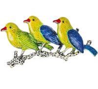 TYIMO7 Broche de pájaro amarillo, broches y alfileres for hombre, for mujer, alfiler solapa, dijes, pequeños regalos .AT7