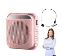 Tyinerc Amplificador de Voz para Profesores | Presidente del guía turístico con la batería Recargable 2200mAh | Amplificadores Altavoz con micrófono con Cable, Altavoz portátil para guía turística