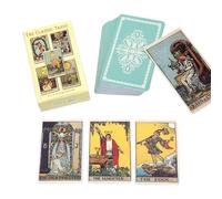 Tyinerc Baraja de Tarot Tradicional - Portátil E Interactivo con 78 Cartas,Baraja De Tarot Divertida,para Navidad Diario Personal Contar La Viaje Principiantes Tiradas Aprendizaje Reuniones