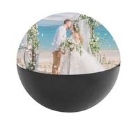 Tyinerc Bola De con Reproductor De Vídeo | Altavoz Digital De 6.9 Centímetros,Lámparas de Memoria de con Video - para Dormitorio Escritorio Mesa Hogar Familia Cumpleaños Navidad