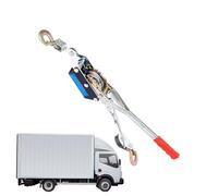 Tyinerc Cabrestante manual con cuerda - tensor de alambre manual | Extractor de vallas de carraca | Para trabajos de dibujo, engarzar, remolcar, jardinería, vigas, marcos, barandillas de terraza