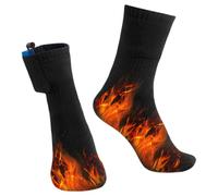 Tyinerc Calcetines eléctricos para mujer, calcetines calefactores recargables para mujer, calcetines térmicos con batería | calentadores multifuncionales con batería de carga