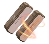 Tyinerc Calentadores De Manos Eléctricos Recargables,Ajustable 3 Modos Almohadilla Térmica,1 Par De Calentadores De Bolsillo Reutilizables | para Clima Frío Exteriores Viaje Senderismo Camping