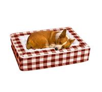 Tyinerc Cama para Perros,Suave Y Calmante con Calor para Acurrucar Mascotas,Camas Y Relajantes para Gatos con Fondo Antideslizante | para Sala De Estar Jaula Interior Dormitorio Perrera Suelo