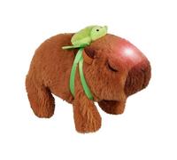 Tyinerc Capybara de Peluche de Mascota Interactiva | Peluche Electrónico Lindo Juguete Mascota | Capybara Dulce para Chicas, Casa, Viajes, Habitación de y