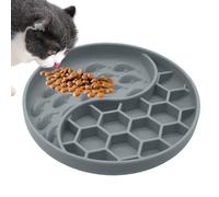 Tyinerc Comedero para perros Slow Feed, cuenco para perros de alimentación lenta, antideslizante, de silicona, comedero interactivo para perros, suministros para mascotas para razas pequeñas y