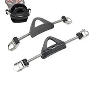 Tyinerc Correa ajustable para aletas de buceo, 1 par de bandas de aleta de resorte de acero inoxidable | Accesorios de hebilla para correa de resorte, equipo de buceo para snorkeling, buceo libre,