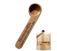 Tyinerc Cuchara dosificadora de café - Pinzas grabadas con cuchara de medición profunda para café | Para cocina, oficina, repostería, mezcla de azúcar y harina