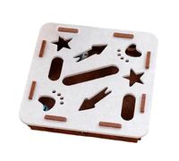 Tyinerc de limas de uñas para Gatos, Juguete para rascar con 2 cascabeles, de Puzzle para Gatos, para Proteger Muebles y alfombras en el hogar