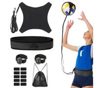 Tyinerc Equipo De Entrenamiento De Voleibol | Herramienta de Entrenamiento para Saques de Vóleibol,Herramienta De Práctica Deportiva En Solitario para Principiantes Jugadores Escolares Y Adultos