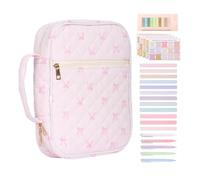 Tyinerc - Fundas para Biblia para mujer, gran capacidad, antipolvo, organizador protector de libro, funda de transporte, suministros de estudio, para abuelas, adultos, amateur familia, amigos mamá