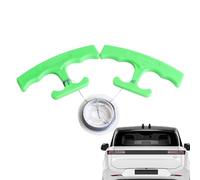 Tyinerc Herramienta de eliminación de emblemas de coche, kit de eliminación de logotipos de coche,Herramienta de eliminación de emblemas portátil multiusos - Herramienta removedora de pegatinas verde,