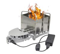 Tyinerc Horno para quemar leña | Cocina portátil plegable | Horno ligero para quemar leña y calefacción | Para picnic al aire libre barbacoa jardín mochilero