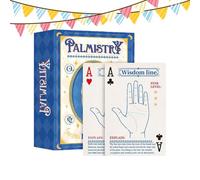 Tyinerc Juego De Tarot - 54 Piezas Para La Adivinación Y El Aprendizaje A través del Juego Con Guía Y Suministros,Tarjetas Oráculo de Adivinación Para Jugar | Para Significados Vacaciones Fortune Amor