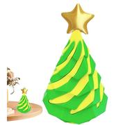 Tyinerc Juguete Fidget de cono en , Juguete Fidget de cono imposible,Juguetes de adorno de oficina de árbol de Navidad - Escultura de paso Fidget, Juguete de oficina con cono en decoración de oficina