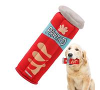 Tyinerc Juguete interactivo para perros - Juguete de peluche interactivo con forma de patatas fritas | Puzle de golosinas para perros | Para viajes, parque, jardín, casa, ocio con familiares y amigos