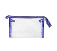 Tyinerc Klare Schminktasche,Klare Schminktasche, Kosmetiktaschen mit Reißverschluss, Kulturbeutel-Organizer, Wasserdichter Aufbewahrungs-Organizer, Kulturbeutel, tragbare Kosmetikkoffer, azul, ver