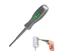 Tyinerc Lápiz probador de tensión, destornillador probador de electricidad, Herramienta de destornillador de alto torque, magnético potente - Detector de electricidad con mango ergonómico con pantalla
