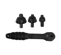 Tyinerc Llave portabrocas, llave inglesa, portabrocas 2 en 1, llaves de carraca, piezas de repuesto antideslizantes de doble cabeza como accesorio para herramientas eléctricas para aflojar en mecánica