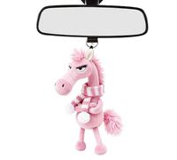 Tyinerc - Peluche de caballo de Año Nuevo Chino 2026 | Colgantes de peluche suave lindo portátil, llavero de caballo para mascotas, para casa, dormitorio, oficina, coche, escuela, cafetería, librería