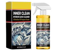 Tyinerc Restaurador De Molduras,Limpiador Renovador para Interiores 120ml - Producto De Limpieza Detallada para Molduras De Vehículo,para Asientos Salpicadero Coche Sedán SUV Camión Garaje