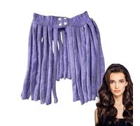 Tyinerc Rizador de pelo sin calor, sin calor, diadema para rizar sin calor, 2 en 1 para cabello seco, rulos absorbe rápidamente el agua, formas de pasta para cabello largo,
