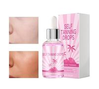 Tyinerc Rostro Gotas Bronceadoras - Cosméticos para piel con efecto beso de sol | Hidratantes Faciales con Autobronceador,para Antes del Maquillaje, Viaje, Playa, Bodas, Regalo para Madre, Esposa,