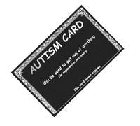 Tyinerc Tarjeta de disculpa | Divertidos accesorios de mordaza para relleno de calcetines, tarjeta de comunicación para mayor conciencia - Para la familia, amigos, hogar, lugar de trabajo, adultos,