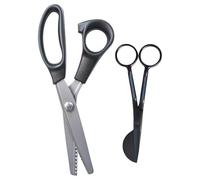 Tyinerc Tijeras de tela, multifuncionales, reutilizables, hechas a mano, tijeras de tela y cortador de materiales, para mujeres, hombres, jóvenes, interiores, viajes, cuero, manualidades, papel