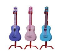 Tyinerc Ukulele Toy | Instrumento Educativo de Cuerdas - Ukulele Miniatura Impresión 3D - para entusiastas de la música Adolescentes Principiantes Niños Niñas Estantería Escritorio Noche Dormitorio