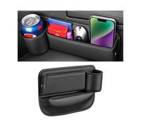 TYIOMNB Organizador Coche Asiento, para Ford F150 Ranger Explorer Foucs MK2 MK3 MK4 Bolsa de Almacenamiento para Huecos de Asiento de Coche, PU Caja para Auto Consola,RHD