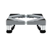TYJZKJWQ Base de aire acondicionado con 8 patas de acero inoxidable, capacidad de 400 kg, altura ajustable de 14 a 17 cm, resistente a la humedad, para frigorífico y lavavajillas, extra estable