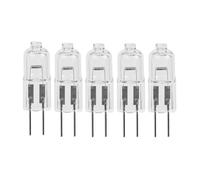 TYKGSQIP Bombilla halógena G4 6V 30W, paquete de 5 bases bi-pin, CRI alto 2700K 100, para instrumentos ópticos de laboratorio de microscopio (10pcs/6V-30W)
