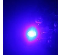 TYKGSQIP Diodos LED de alta potencia con base disipadora-Kit de módulo de placa de 20mm estrella para reemplazo de soplete de faro(paquete de 25)(5W/Zafiro 440NM)