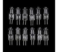 TYKGSQIP G4 Halogen Bulbs 110v-240v,dimmable T3 Jc Bi-pin Base Light Bulb,warm White for Chandelier,wall Sconces(20pcs/230V-35W)