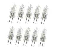 TYKGSQIP G4 Halogen Bulbs 24v 20w,dimmable Warm White 2700k,t3 Jc Type Bi-pin Base Light Bulb for Chandelier, Landscape, Track Lighting(10pcs/24V-10W)