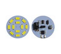 TYKGSQIP Lámpara de disco LED G4 12v 3w Es adecuada para lámparas de gabinetes en interiores de barcos (12V-3W 10 unidades/Blanco cálido 2700K)
