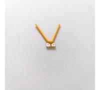 TYKGSQIP LED letter filament A-Z 3V,1pcs prefabricated letter shape, used for DIY neon lights, birthday decoration, wedding name lighting, retro Edison style(3v-2200K 1pcs/V)