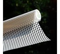 TYLC Película de Ventana Perforada Malla autoadhesiva punteada de una Manera Pegatinas de Vidrio de privacidad para la decoración de la Oficina en casa (Color : White, Size : 60x300cm)