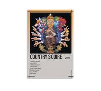 Tyler Childers Country Squire - Pinturas decorativas impermeables y resistentes a las manchas, pósteres de alta definición, adecuados para múltiples escenarios en salas de estar, dormitorios y
