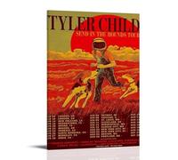 Tyler Childers - Póster de lienzo para dormitorio, decoración de pared, póster impreso, pintura retro para decoración de pared del hogar, 30 x 45 cm, estilo marco