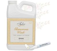Tyler Glamorous Wash DIVA Detergente fino para ropa con bolígrafo removedor de manchas, detergente líquido DIVA diseñado para ropa, lavable a mano y a máquina, 32 onzas (DIVA)
