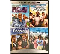 Tyler Perry 4 Film Collection DVD - Diary of a Mad Blackwoman (Madea) / Daddy's Little Girls / Peeples / The Family That Preys - New Movies Set