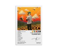 Tyler Póster The Creator Flower Boy portada de álbum Póster Póster para habitación Lienzo Estético Arte de Pared Decoración de Dormitorio 12x18 pulgadas (30x45cm)