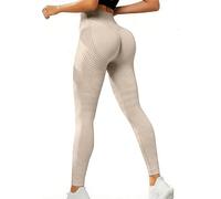 tylxayoxa Leggings 3D De Compresión Anticelulítica For Mujer con Bandas Resistencia, Control Barriga For Levantamiento Glúteos For Gimnasio, Entrenamiento Yoga(Khaki,XX-Large)