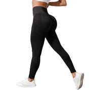 tylxayoxa Leggings 3D De Compresión Anticelulitis For Mujer, Control Abdomen Y Levantamiento Glúteos con Bandas Resistencia For Pantalones Entrenamiento Yoga(Black,Medium)