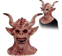 tylxayoxa Máscara De Vampiro Látex Pintada A Mano For Halloween Con Efectos Sangre, Tamaño Adulto(A)