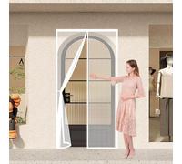 tylxayoxa Puerta Mosquitera Magnética Personalizada For Puertas Francesas, Corredizas Y De Patio: Malla contra Insectos Fibra Vidrio Reforzada con Imanes Autosellantes(100x210cm)